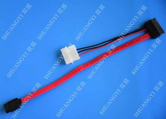 Trung Quốc SATA 3.0 6Gbps SATA Data Cable , 4 Pin IDE LP4 Power SATA Cable Length 40cm nhà cung cấp