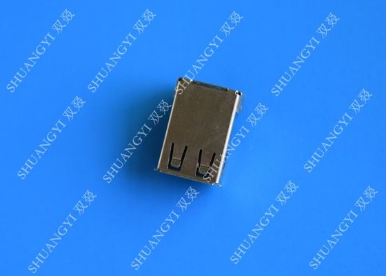 Trung Quốc 4 Pin AF Type USB Charging Connector , Right Angle Female SMT USB 2.0 Connector nhà cung cấp