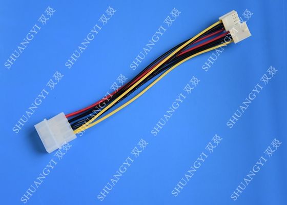 Trung Quốc Hard Drive HDD SSD Cable Harness Assembly , Molex to Dual SATA Power Splitter Cable nhà cung cấp