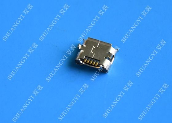 Trung Quốc 5 Pin SMT PCB Mount Port Waterproof Micro USB Connector , Female Micro B USB Connector nhà cung cấp