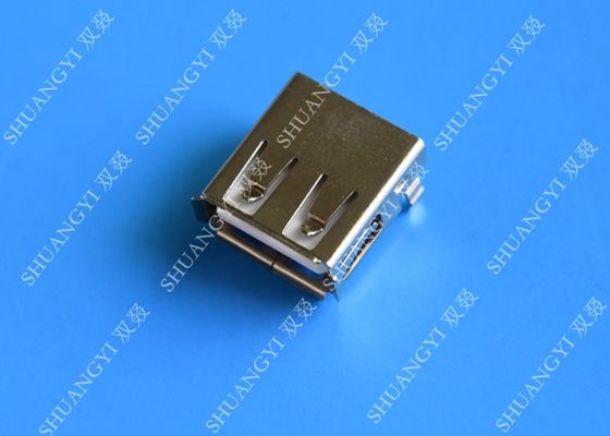 Trung Quốc Mini SMD AF Type USB Charging Connector , USB 2.0 4 Pin USB Connector nhà cung cấp