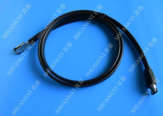 Trung Quốc Black 7 Pin External SATA Cable , PC PCB ESATA To SATA Cable With Power nhà cung cấp