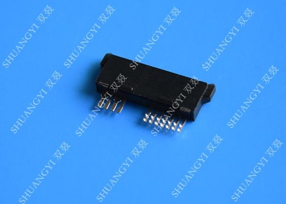 Trung Quốc Female 13 Pin Black SATA Data Connector , 1.0A Vertical Mini SATA PCB Connector nhà cung cấp
