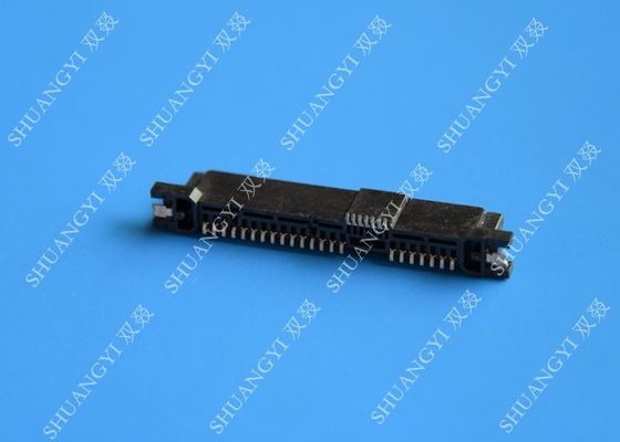 Trung Quốc Rectangle Small SATA Data Connector 29 Pin Brass Contact For Communication nhà cung cấp