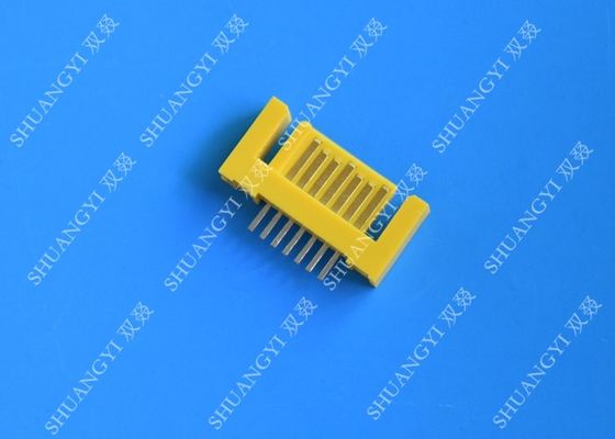 Trung Quốc Yellow External Serial ATA 7 Pin Connector Male Header Serial ATA SATA Connector nhà cung cấp