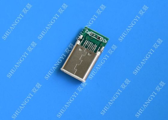 Trung Quốc Male Mobile Phone USB Connector Type C USB 3.1 With Copper Alloy Contact nhà cung cấp
