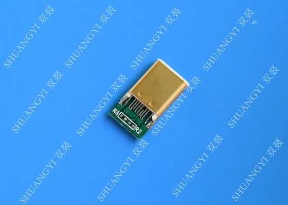 Trung Quốc Slim USB 3.1 Waterproof Micro USB Connector , SMT Type C Male Connector nhà cung cấp