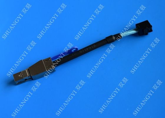 Trung Quốc 0.3 M Black Serial Attached SCSI Cable External HD Mini SAS SFF-8643 To SFF-8644 Cable nhà cung cấp