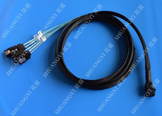 Trung Quốc Internal HD Mini SAS Cable (SFF-8643) to 4 SATA Forward Breakout Cable 3.3 Feet / 1M nhà cung cấp