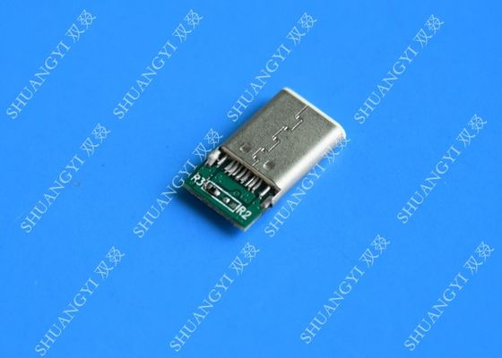 Trung Quốc Type C USB 3.1 Waterproof Micro USB Connector Metal For Mobile Phone nhà cung cấp