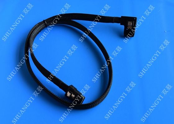 Trung Quốc Internal Mini SAS(SFF-8087) 36Pin Right Angle Male to Internal Mini SAS (SFF-8087) 36Pin Male Cable, 0.75 Meterr nhà cung cấp